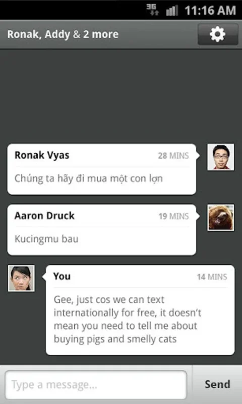 Hub for Android - Free Messaging to Any Mobile