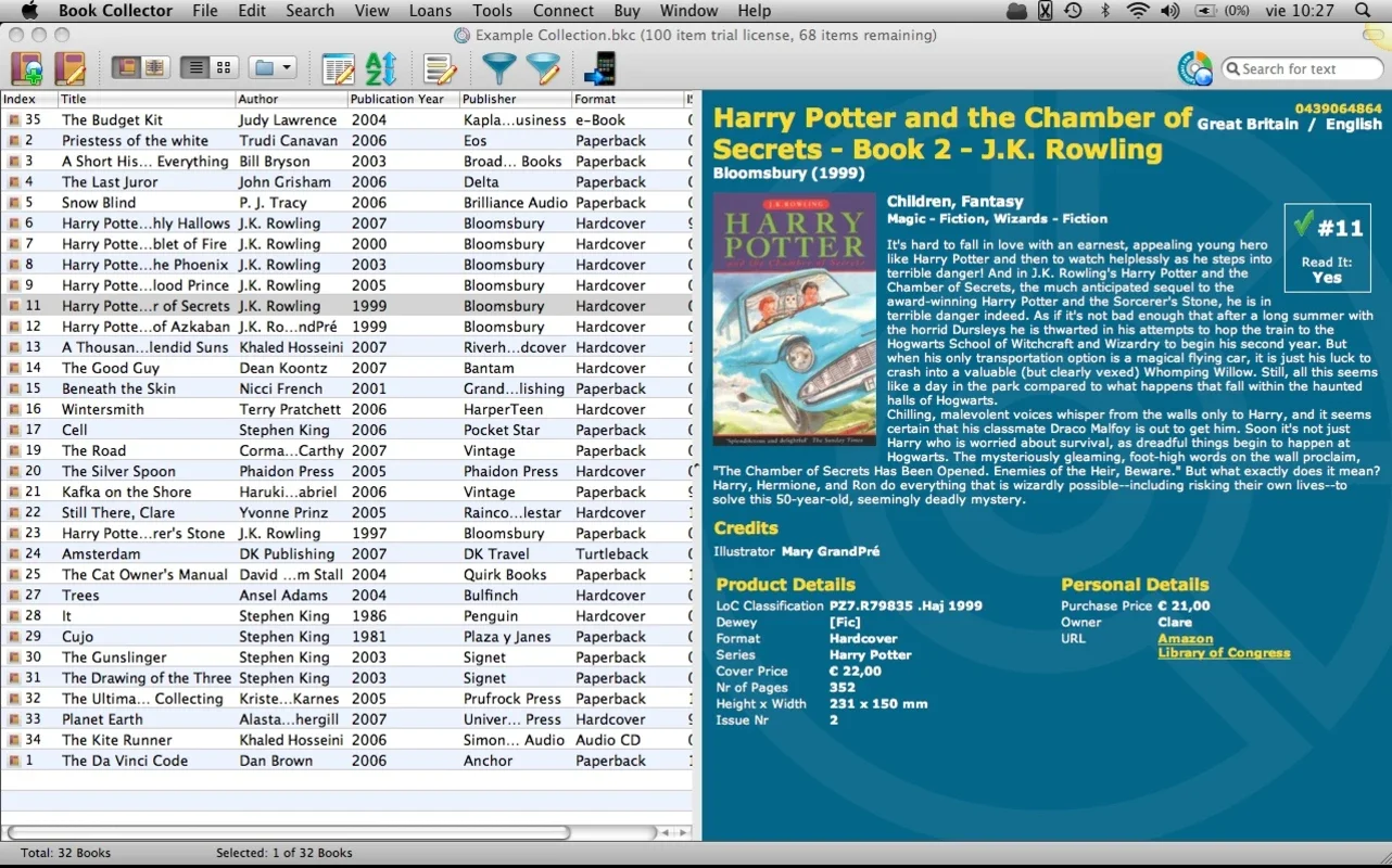 Book Collector for Windows - Organize Your Book Collection