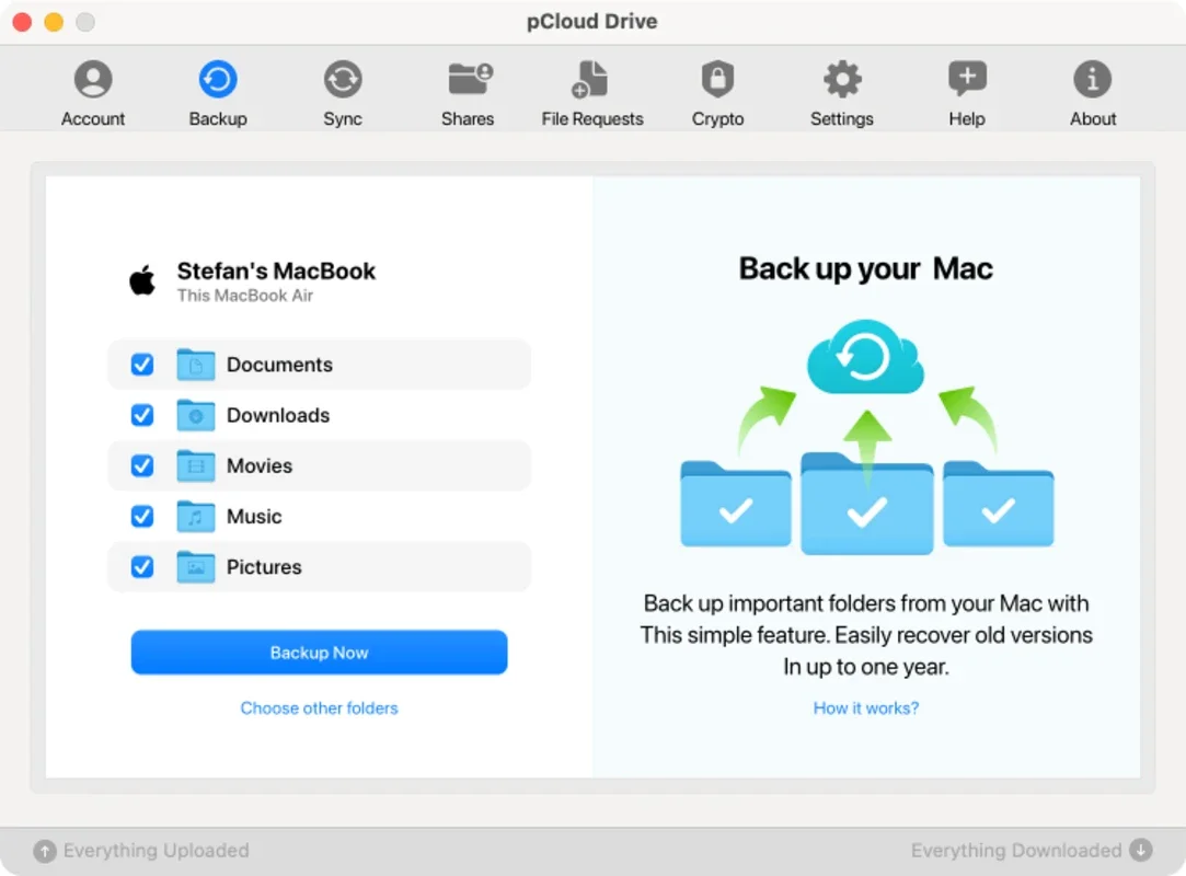 pCloud for Mac - Secure Cloud Storage Solution