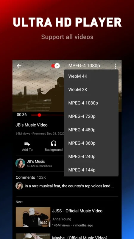 Pure Tuber for Android: Ad-Free Video Player with Background & Popup Play