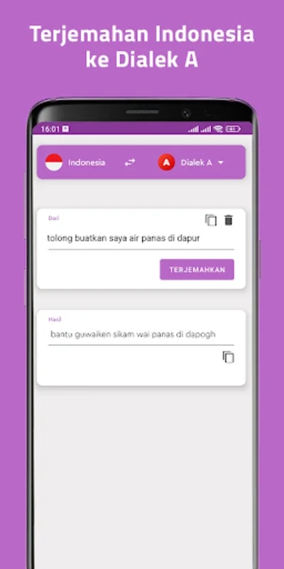 Translate Bahasa Lampung for Android - Efficient Translator with Camera Feature