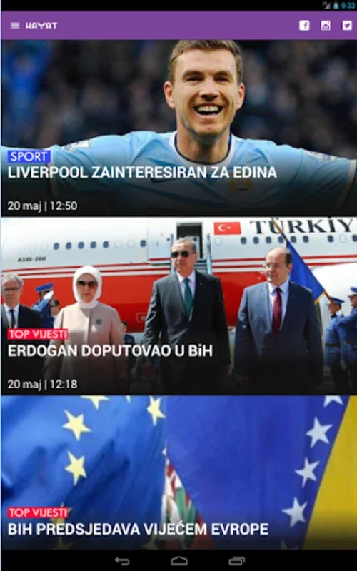 Hayat for Android: Watch Live TV and Get News Updates