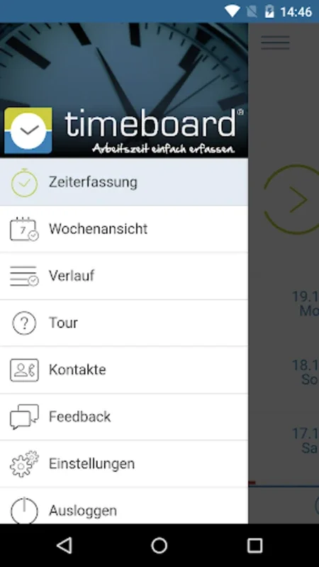 timeboard Zeiterfassung for Android - Boost Workforce Productivity