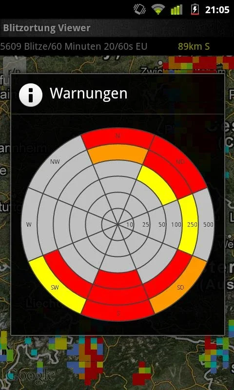 Blitzortung Lightning Monitor for Android: Real-Time Lightning Tracking