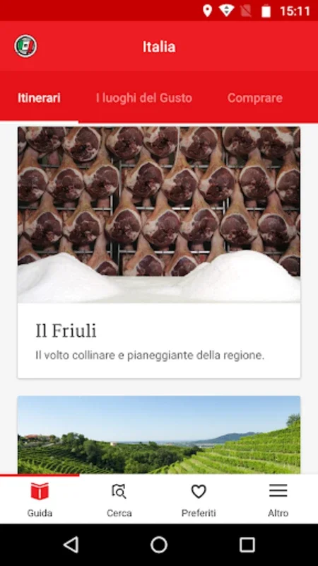 Italia – il viaggio del gusto for Android: Explore Italian Flavors