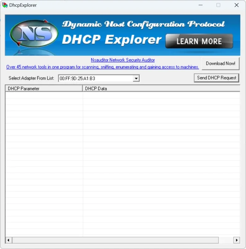 DHCP Explorer for Windows - Analyze DHCP Servers