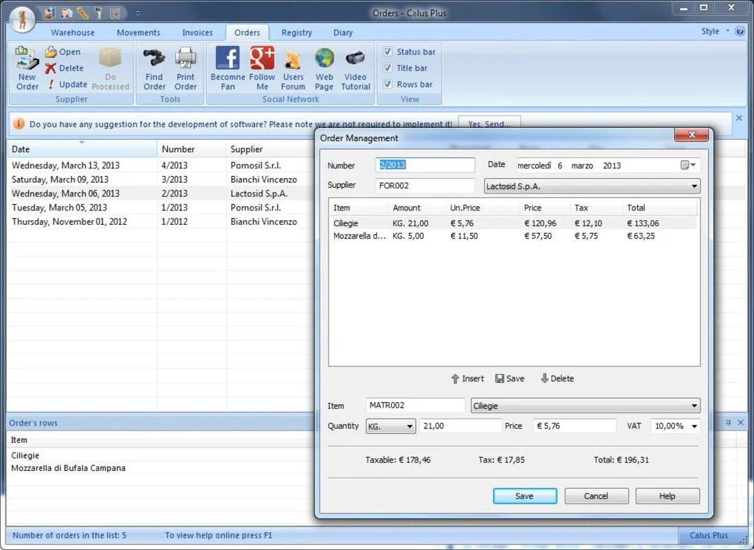 Calus Plus for Windows - Simplify Warehouse Management