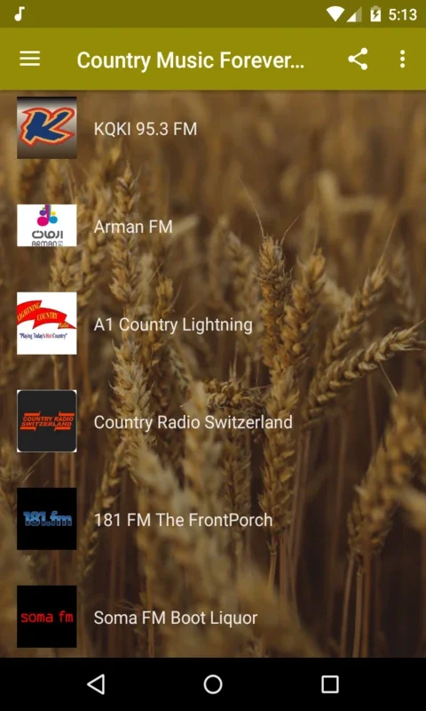 Country Music Forever Radio for Android: Diverse Country Tunes