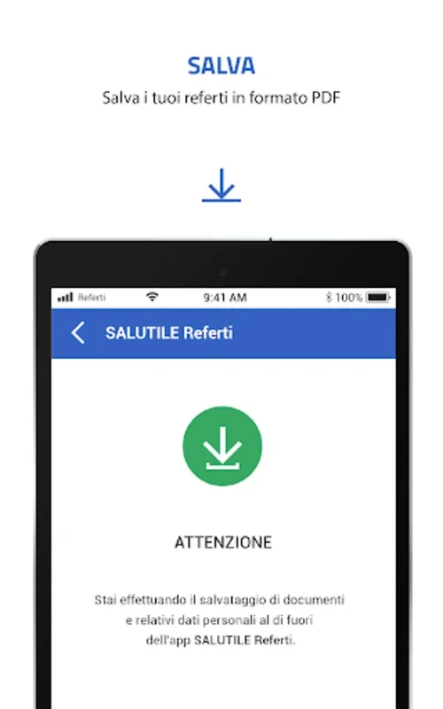 SALUTILE Referti for Android: Manage Health Reports