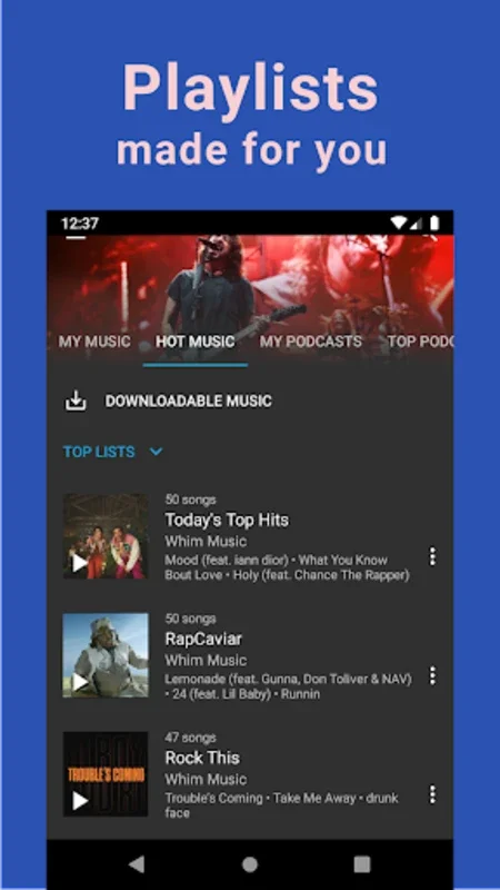 Unlimited MP3 Music Downloader for Android - Download from AppHuts