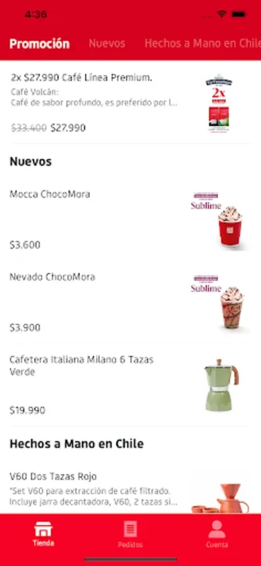 Juan Valdez Delivery CL for Android - Get Premium Coffee Delivered