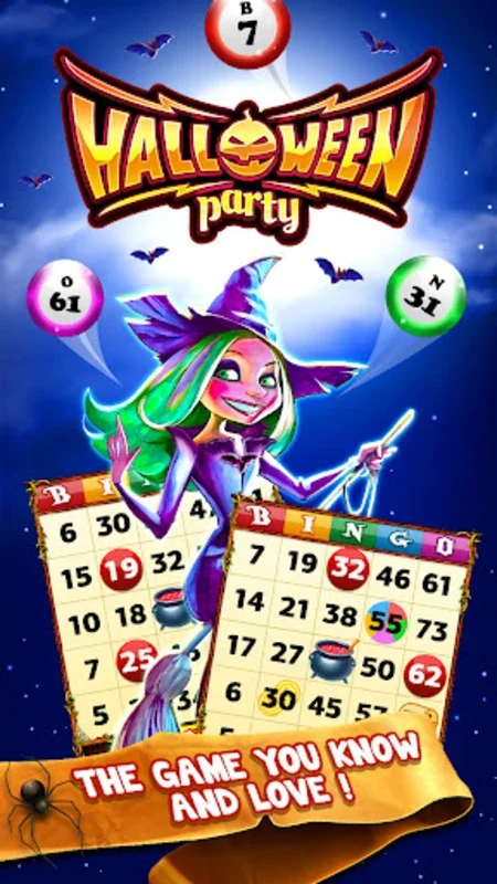 Halloween Bingo for Android - Enjoy Live Bingo with Animated Characters