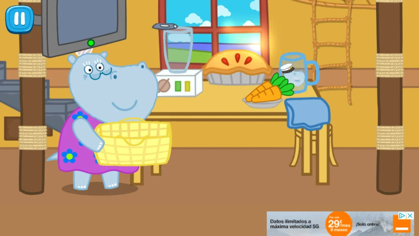 Good Morning Hippo for Android - Fun for Kids