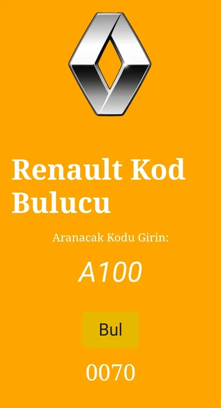 RENAULT RADYO KODU BULUCU for Android - Find Radio Codes Easily