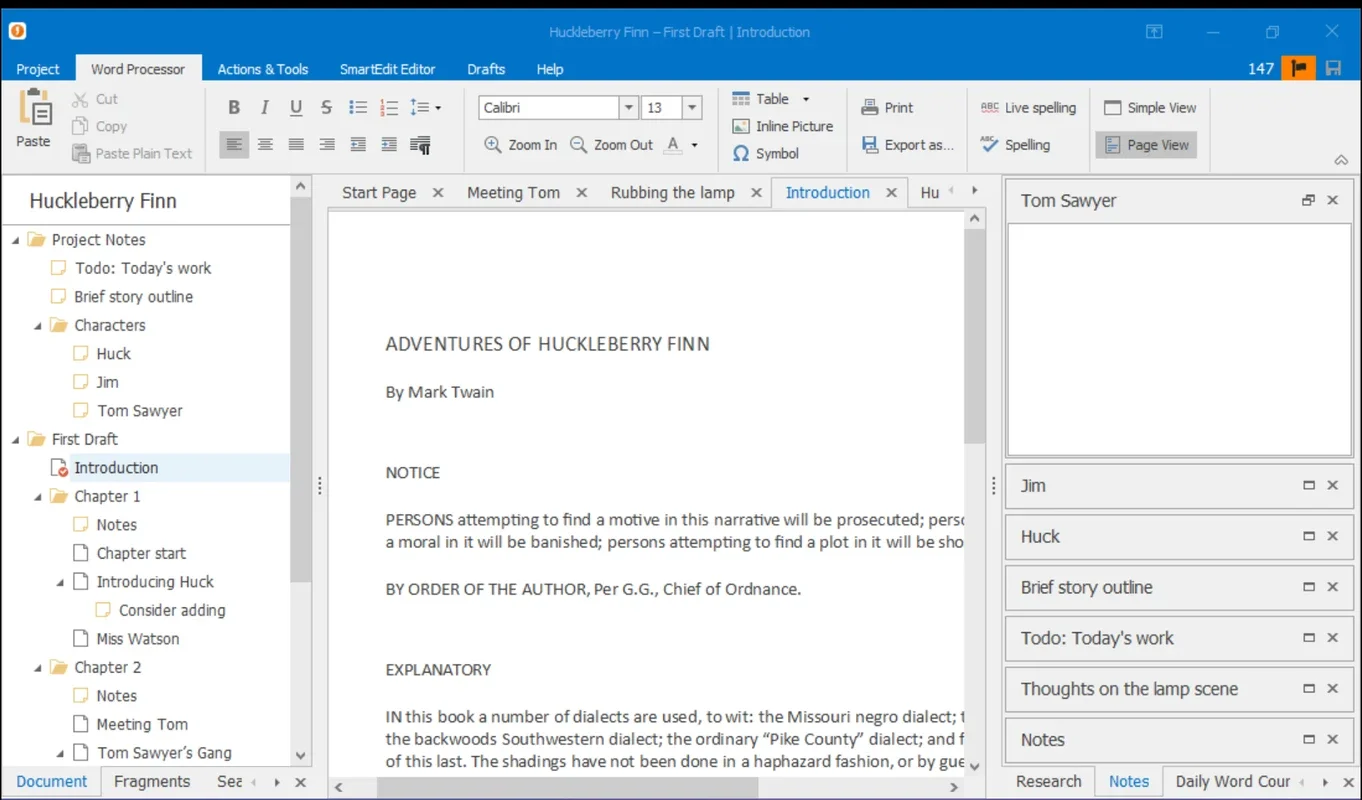 SmartEdit Writer for Windows - Ideal Text Editor for Writers