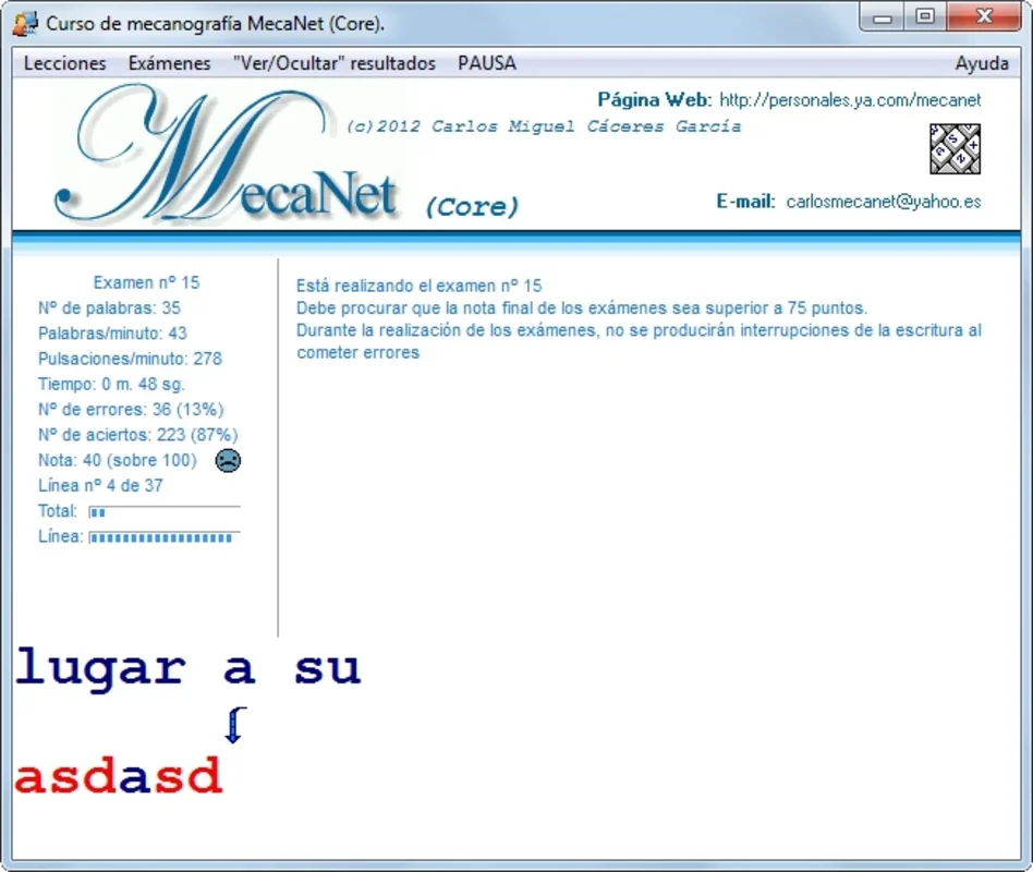 MecaNet Core: Master Typing on Windows