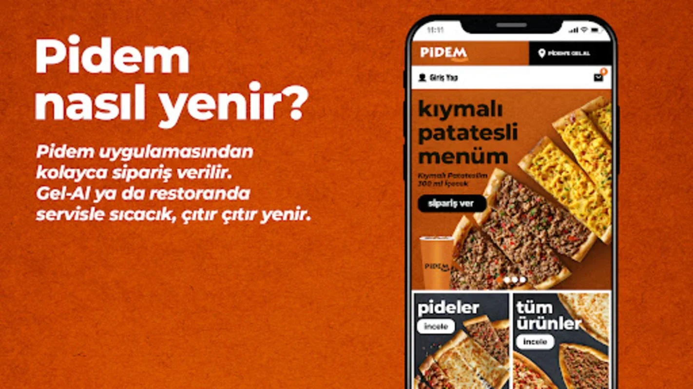 Pidem for Android - Enjoy Delicious Turkish Cuisine Easily