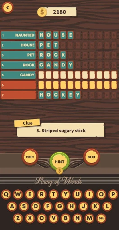 String of Words for Android - Innovative Word Puzzles