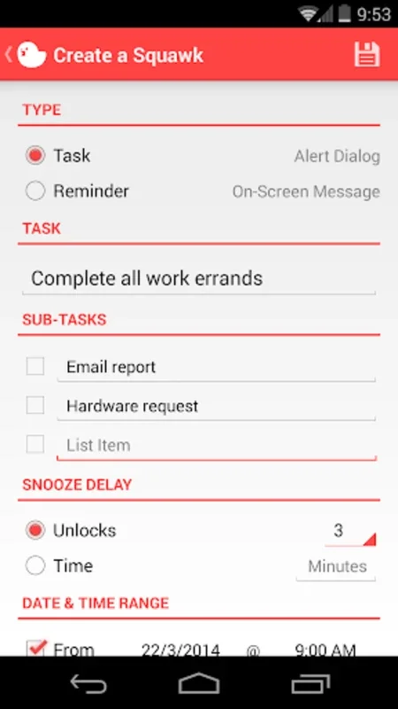 Squawk for Android - Efficient Task Management