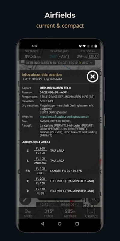 SkyMap 2020 for Android - Offline Aviation Map