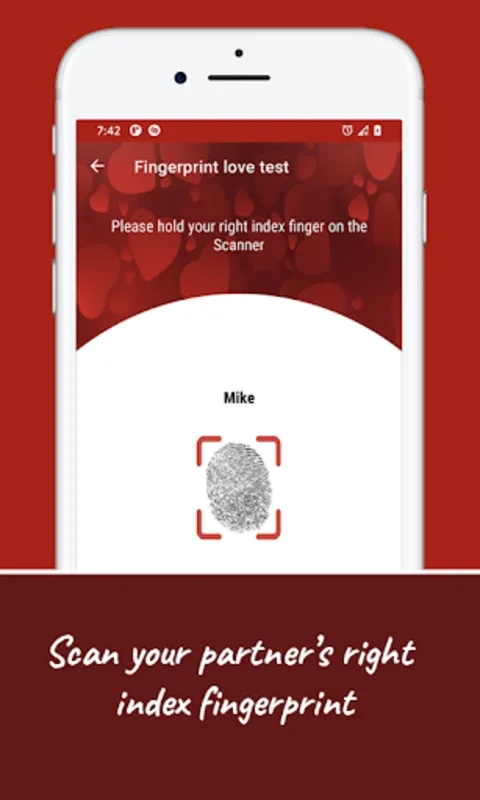 Fingerprint Love Test for Android - Explore Love Magic