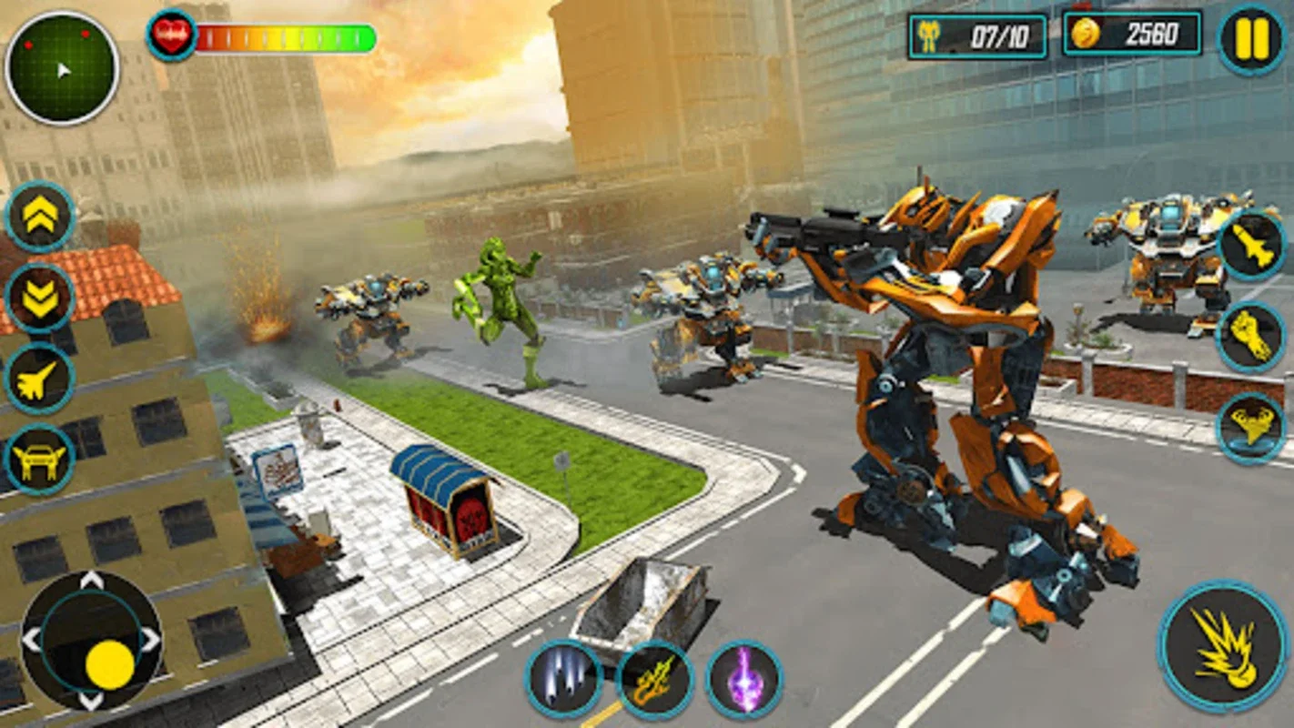 Multi Robot Car Transform Game for Android - Thrilling Robot Warfare