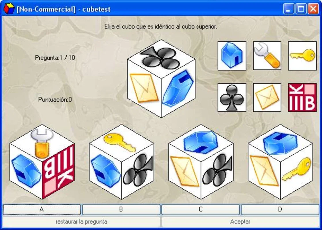 CubeTest for Windows - Enhance Spatial Perception