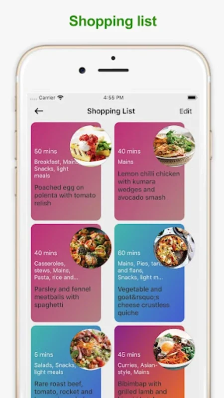 Healthy Food Recipes for Android - Nutritious Meal Planning