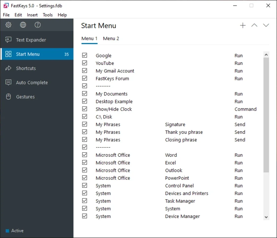 FastKeys for Windows - Enhance Productivity