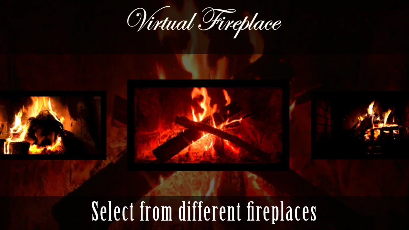 Virtual Fireplace for Android - Customizable Relaxation