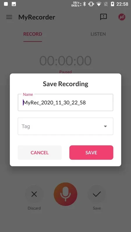 MyRecorder for Android - High - Quality Voice Recording