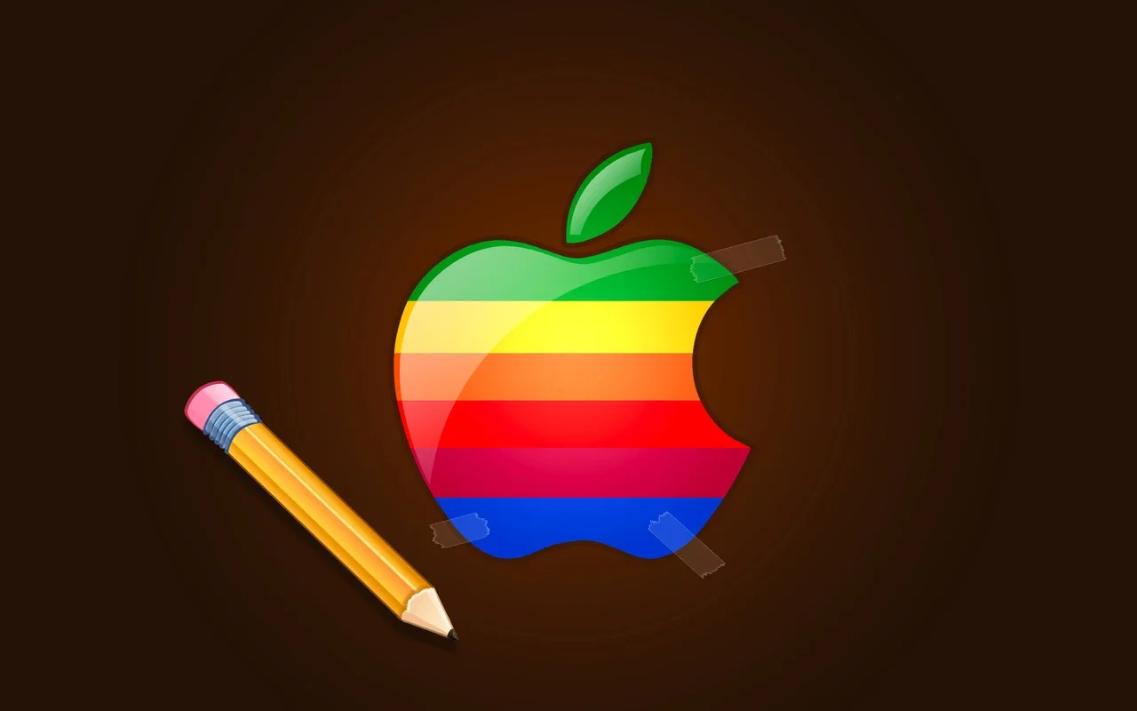 Apple Creative Retro Wallpaper for Mac: Enhance Your Desktop