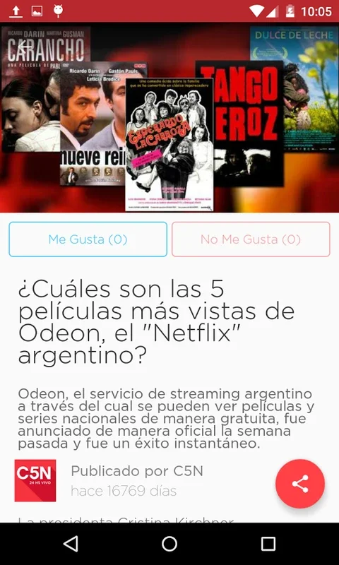 C5N for Android: The Popular App by Dynaflows S.A.