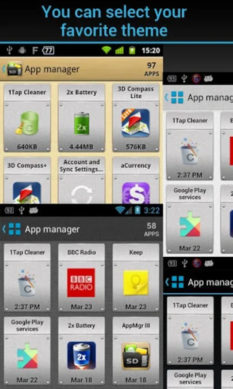 AppMgr III (App 2 SD) for Android - Efficient App Management