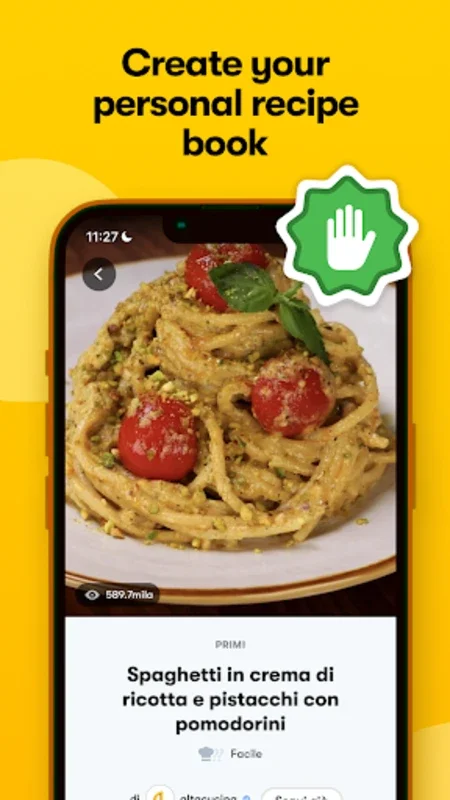 Al.ta Cucina: social recipes! for Android - No Downloading Required