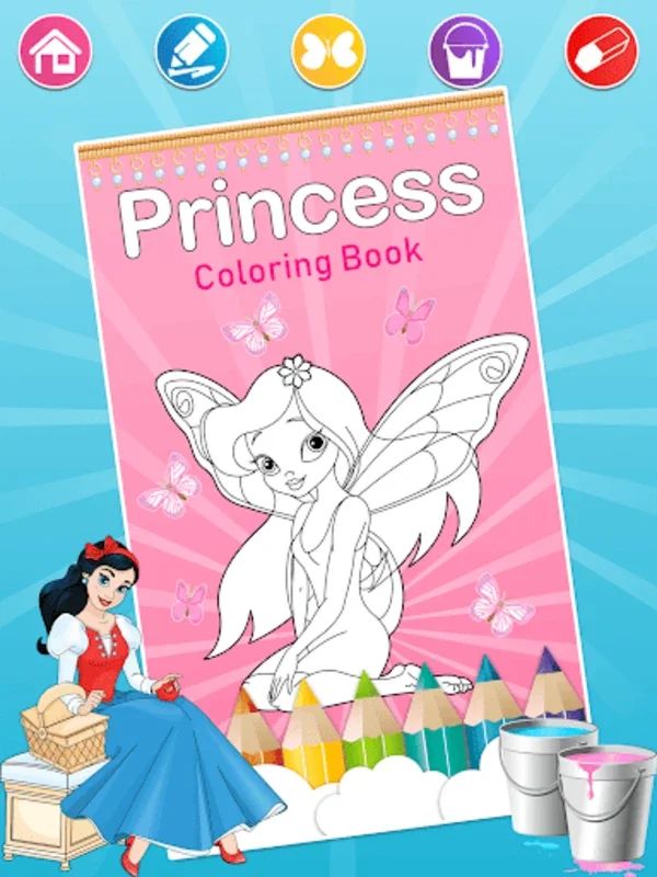 Princess Coloring Pages for Ki for Android - Unleash Creativity