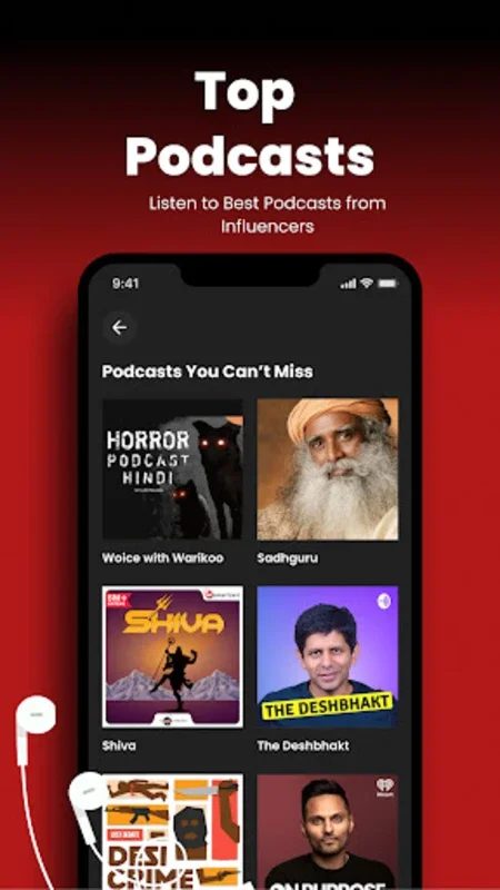 EIGHT: Podcast & Audio Stories for Android - No Downloading Needed