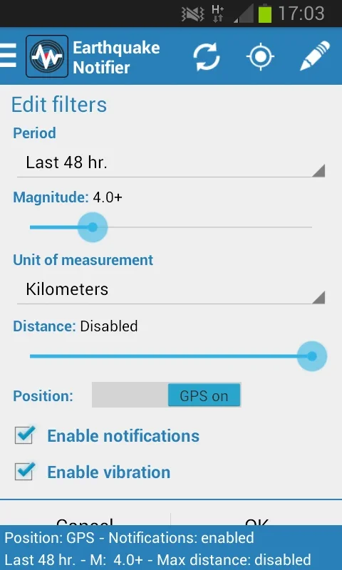 Earthquake Notifier for Android - Real-Time Updates