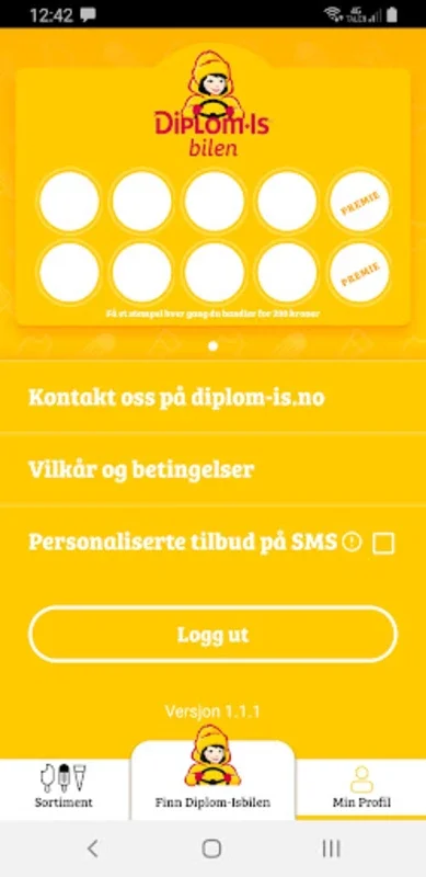 Diplom-Isbilen for Android - Convenient Ice Cream Delivery