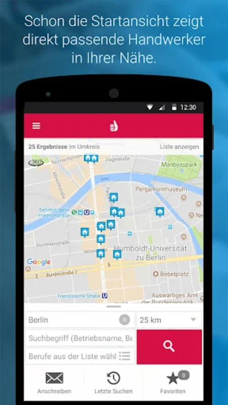 Handwerkerradar for Android: Find Local Tradespeople Easily