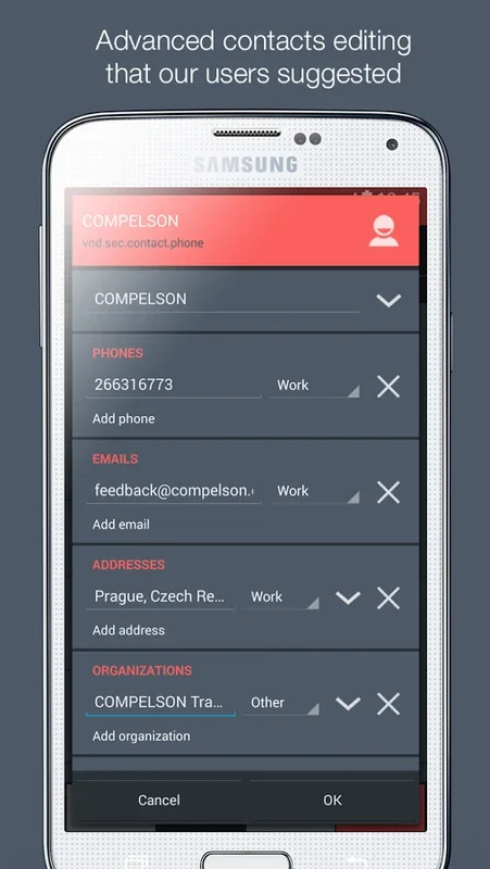 Contacts Optimizer for Android - Streamline Your Contacts Easily