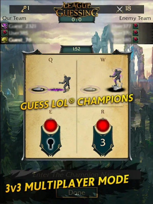 League Of Guessing for Android - Test Your League of Legends Knowledge