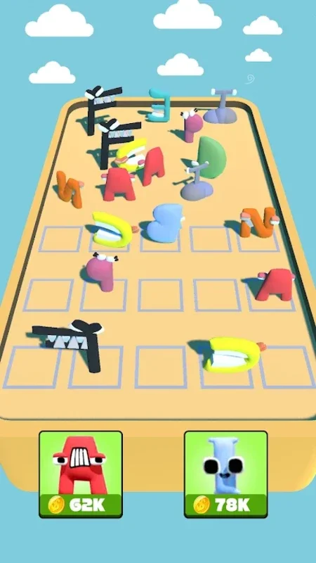 Merge Alphabet Monster Run 3D for Android: An Addictive Game