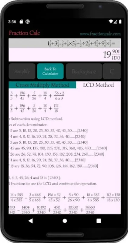 Fraction Calc - Fraction Calculator for Android: Precise Solutions