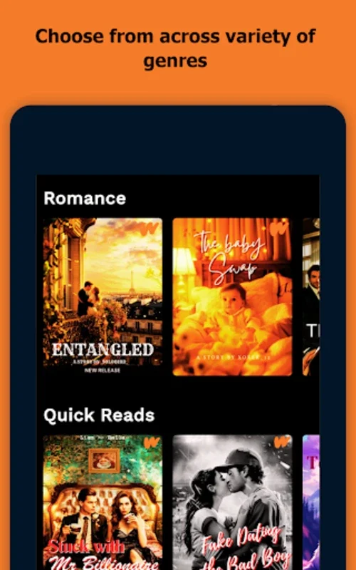 Wuri for Android - Immerse in Byte-sized Novels