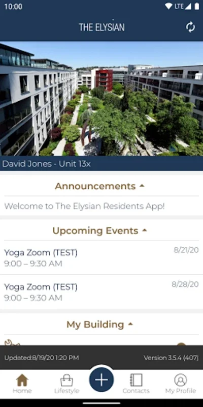 The Elysian Residents App for Android - Manage Your Community Easily