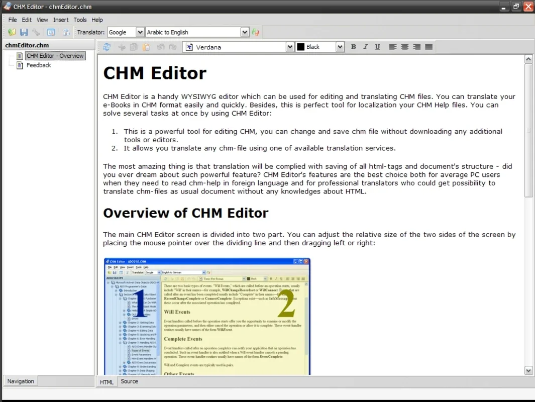 CHM Editor: Efficient Help File Editing and Translation for Windows