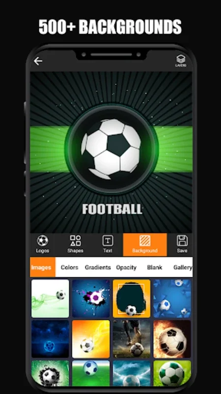 Football Logo Maker for Android - No Downloading Needed