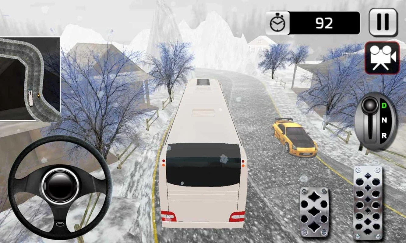 Winter Tour Bus Simulator for Android - Master Icy Roads