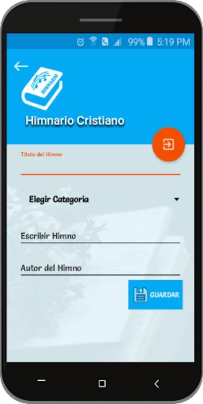 Himnario Cristiano for Android - Customizable Hymn App